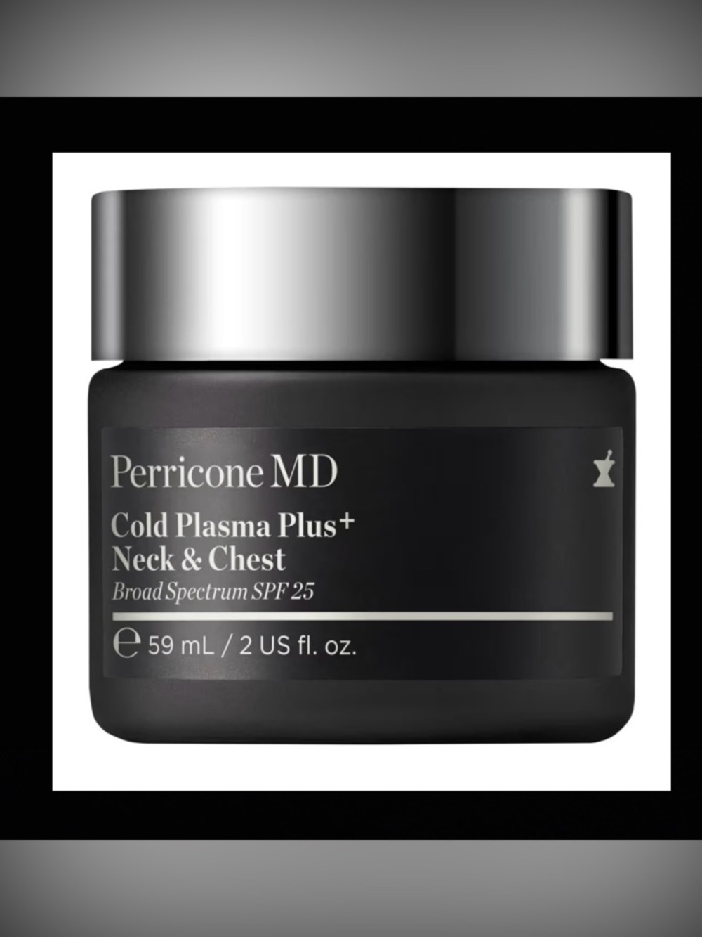 Perricone MD Cold Plasma Plus+ Neck & Chest Cream - Black with Silver Cap